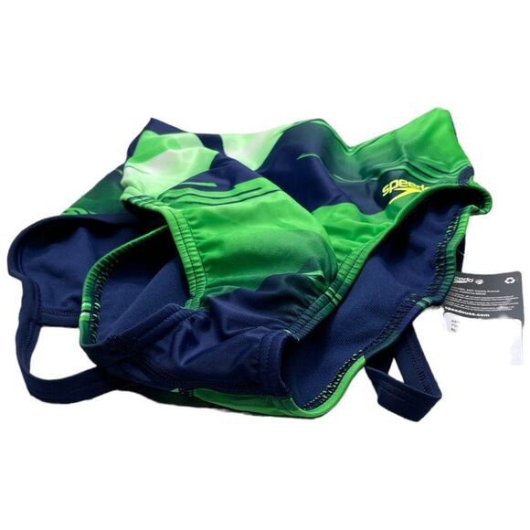 Speedo FL Lane Game Flyback Blue Green 421 Competitive XS 30 NWT Pro LT - Picture 3 of 16